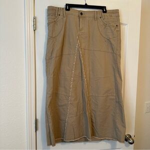 Maurices Tan Maxi Skirt